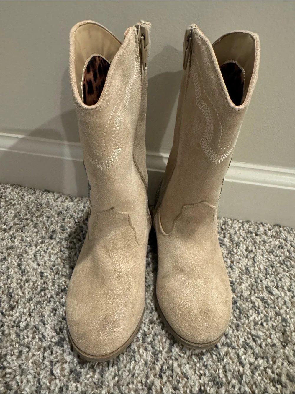 Steve Madden Rhinestone Western Boots